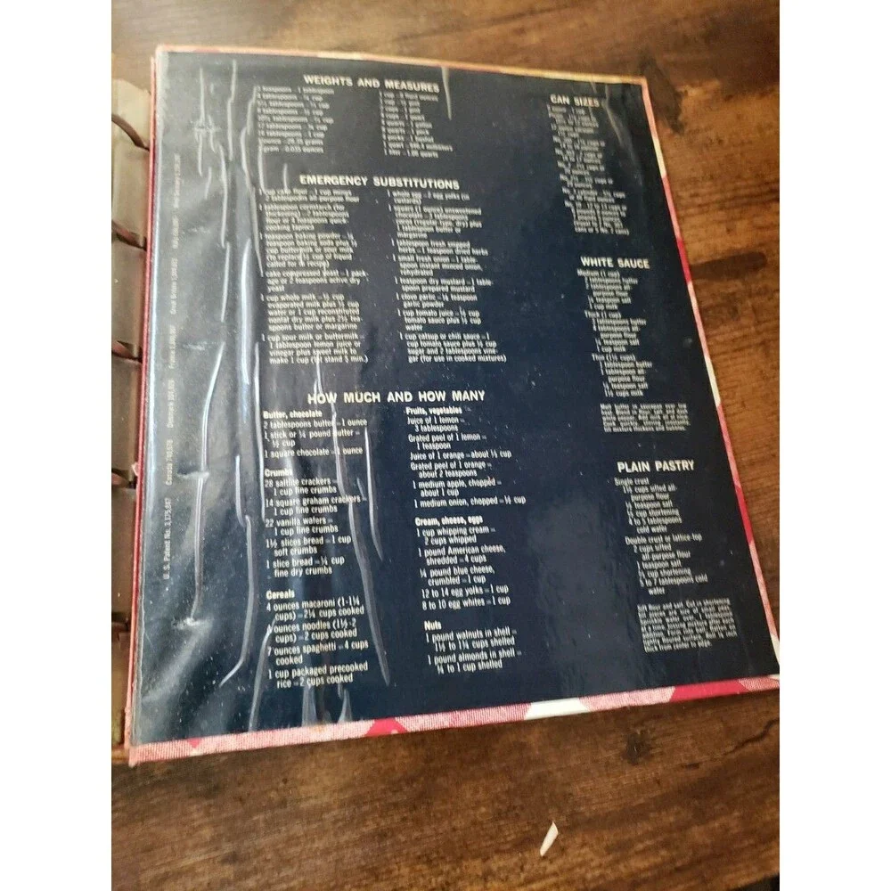 Vintage 1968 Better Homes & Gardens New Cook Book 5 Ring Binder READ